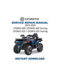 CFMOTO CForce 600 625 Touring Service Manual PDF service repair manual cover