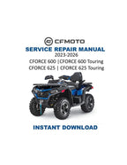 CFMOTO CForce 600 625 Touring Service Manual PDF service repair manual cover