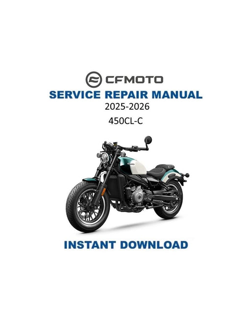 CFMOTO 450CL-C Service Manual PDF service repair manual cover
