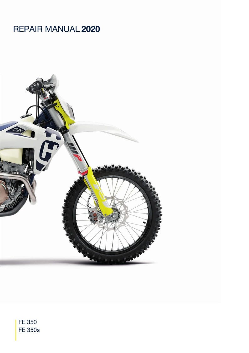 Husqvarna FE 350 FE 350s Service Manual service manual preview page 2