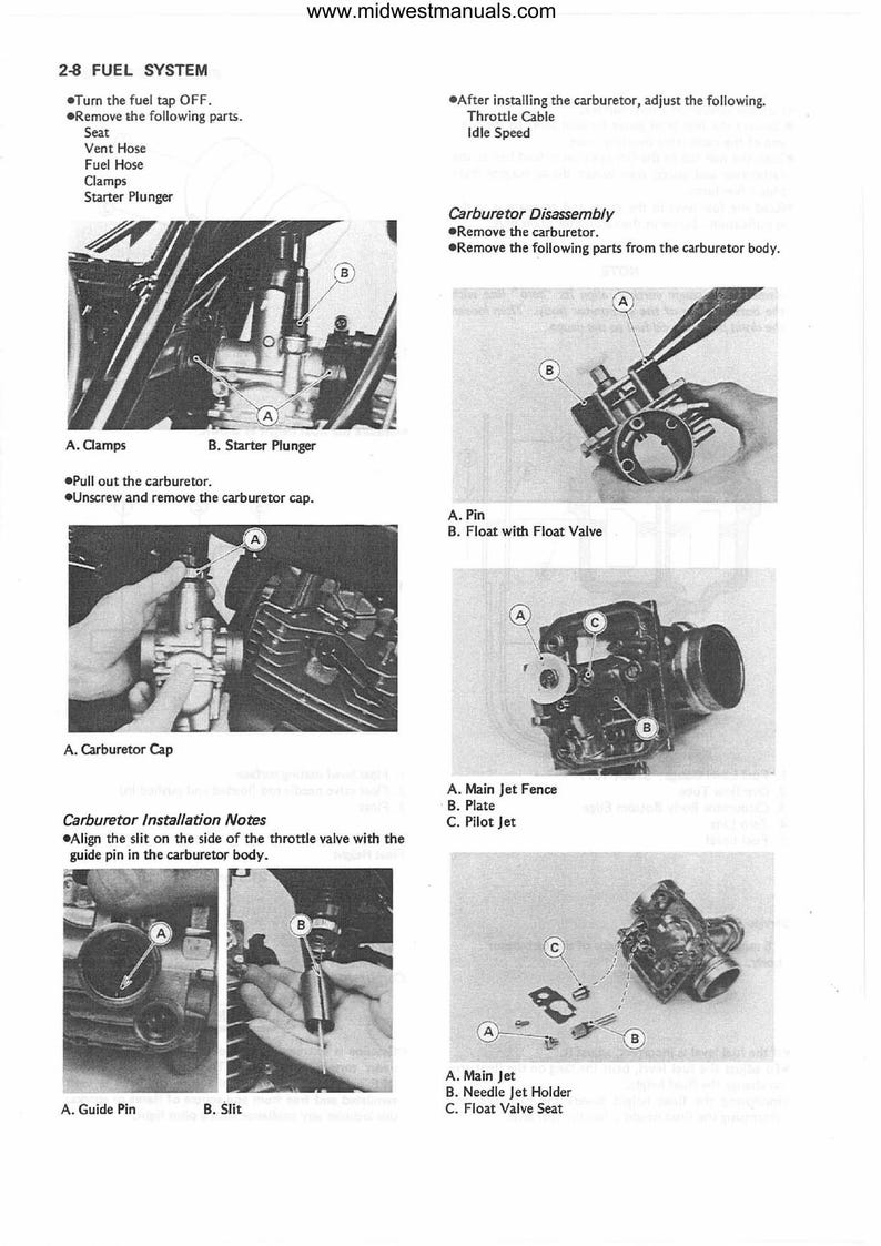 Kawasaki KLF220 Bayou Service Manual service manual preview page 3