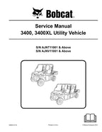 Bobcat 3400 3400XL Utility Vehicle Service Manual 2010-2014 UTV service manual preview page 2