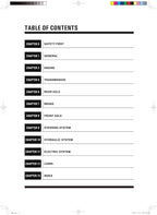 Daedong FX751 Tractor Service Manual service manual preview page 3