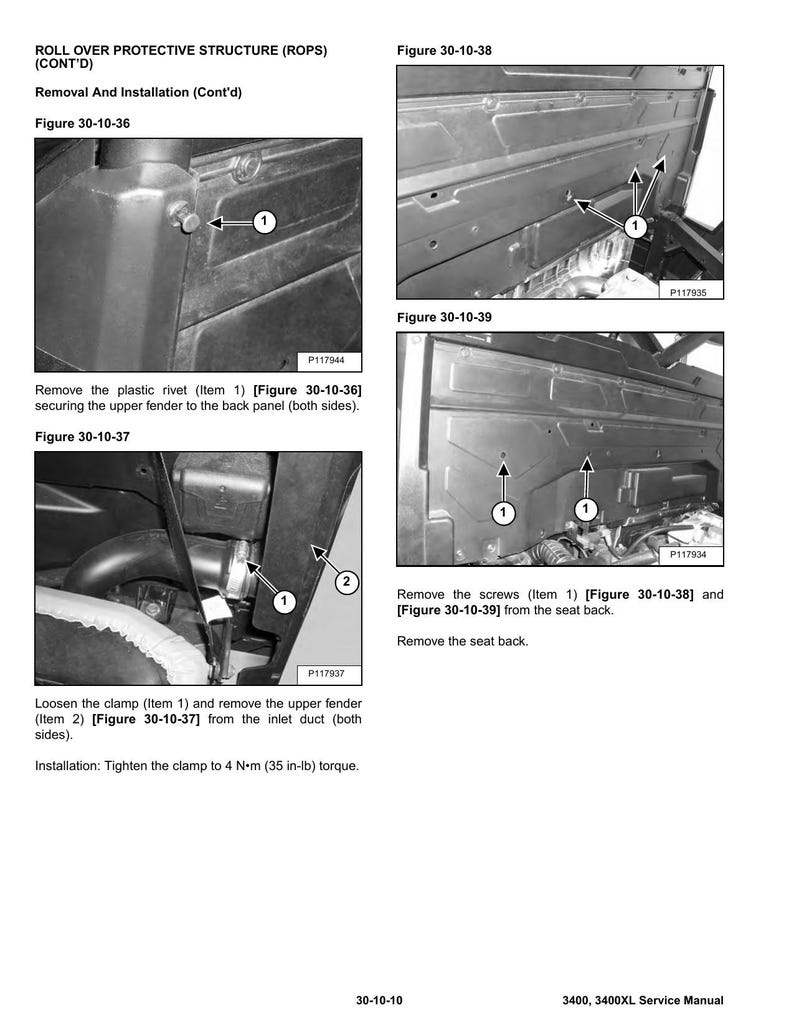Bobcat 3400 3400XL Service Manual service manual preview page 5