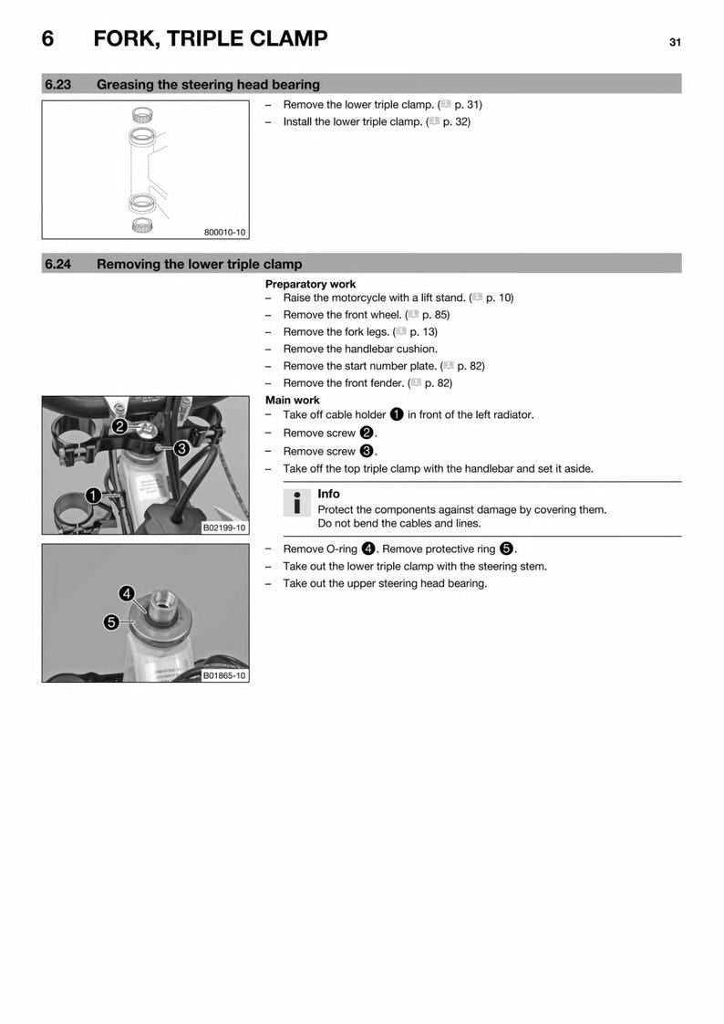 Husqvarna FC 450 Service Manual 2015-2019 Motocross service manual preview page 3