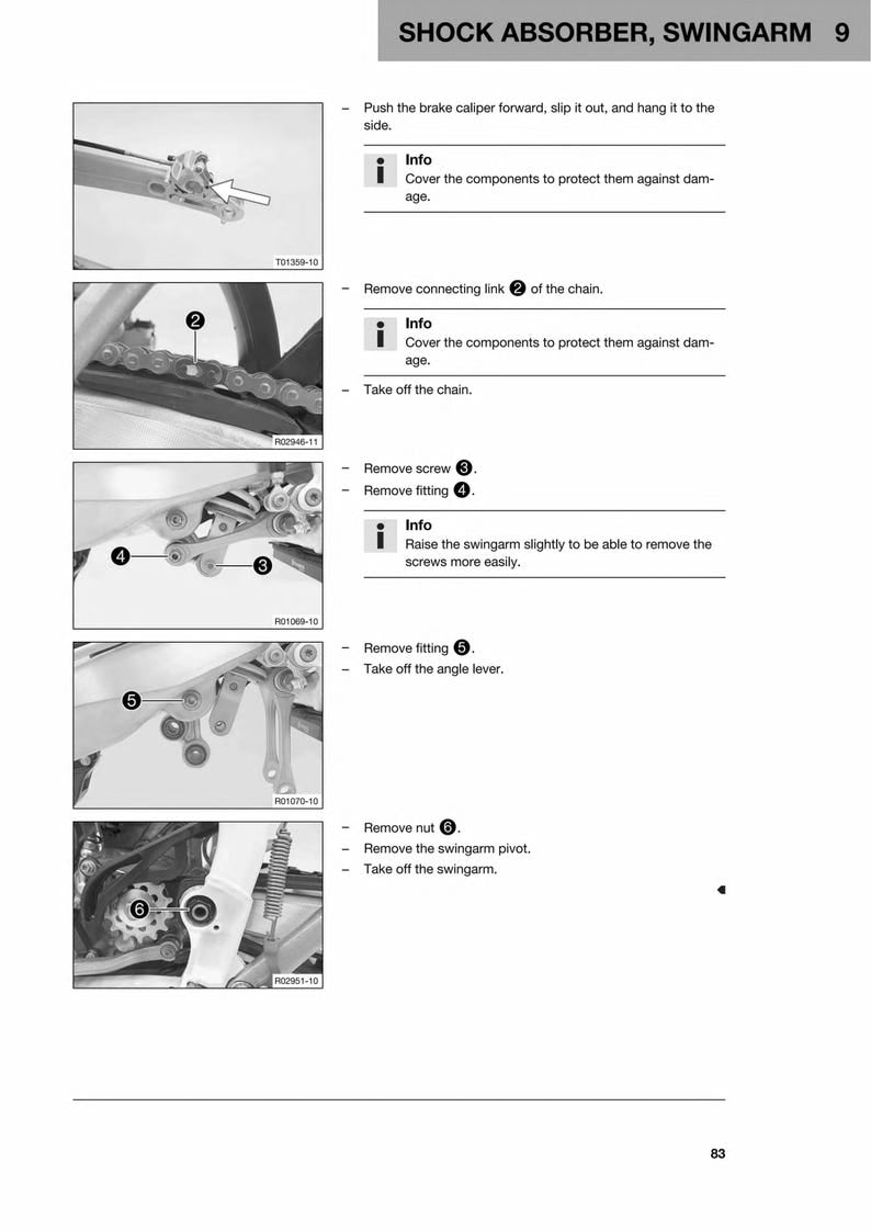 Husqvarna TE 250i 300i 2019-2023 Motorcycle service manual preview page 3