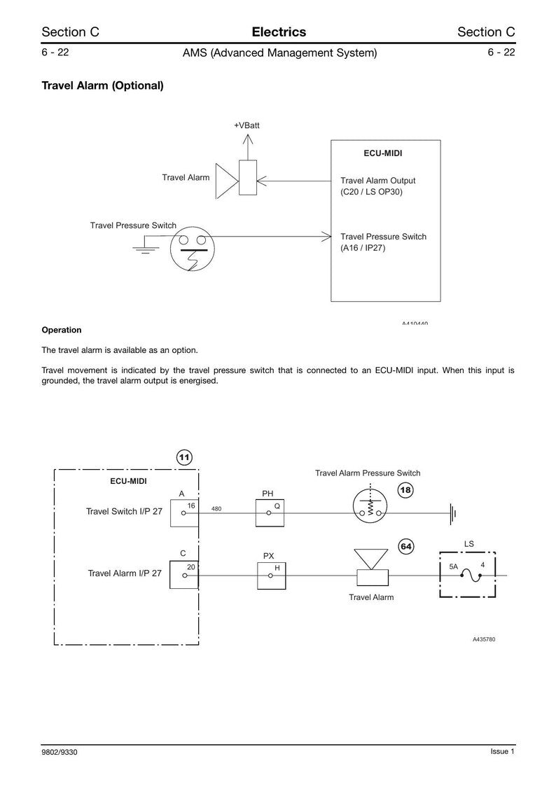 JCB 8080 Midi Excavator Service Manual 1995-1999 Repair service manual preview page 6