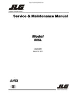 JLG 80SL Scissor Lift Service Manual service manual preview page 2