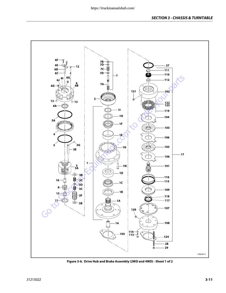 JLG 450A 450AJ Boom Lift Service Manual service manual preview page 10