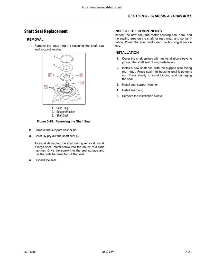 JLG 600A 600AJ Boom Lift Service Manual service manual preview page 9