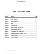 JLG SkyTrak 6036 Telehandler Service Manual service manual preview page 6