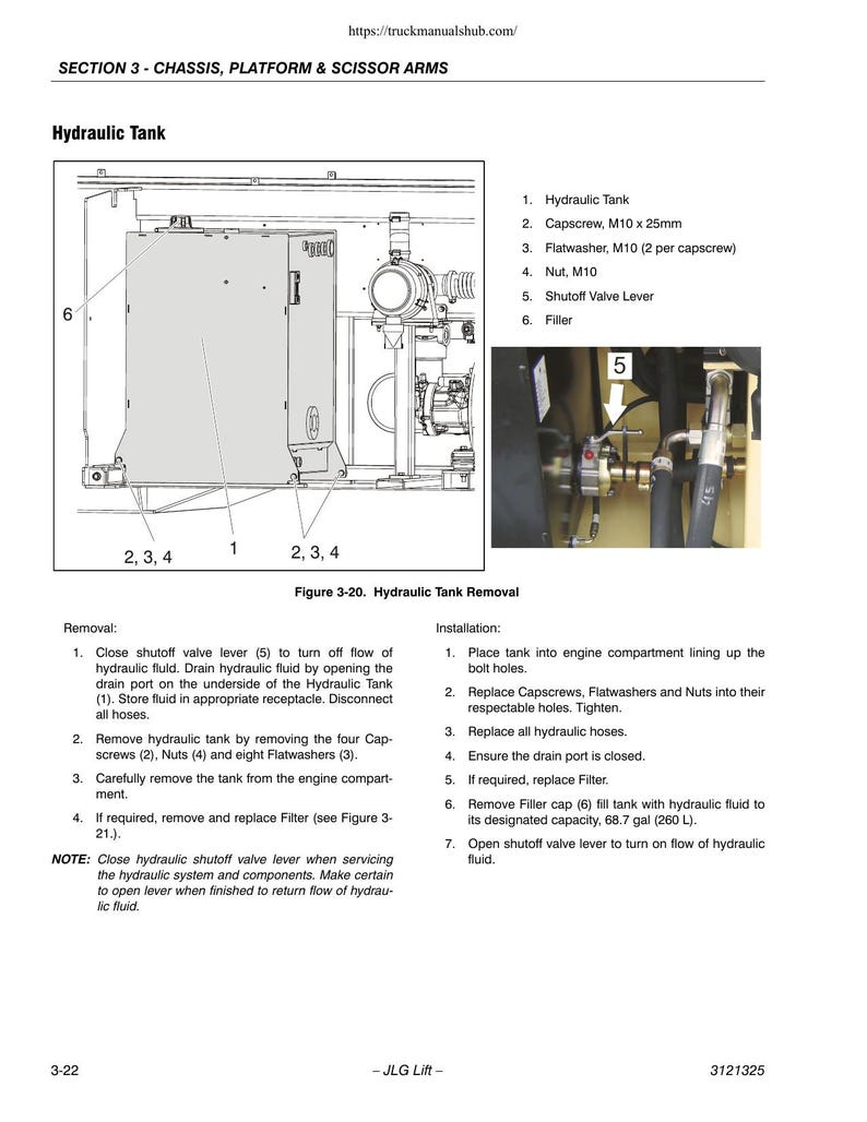 JLG 80SL Scissor Lift Service Manual service manual preview page 3