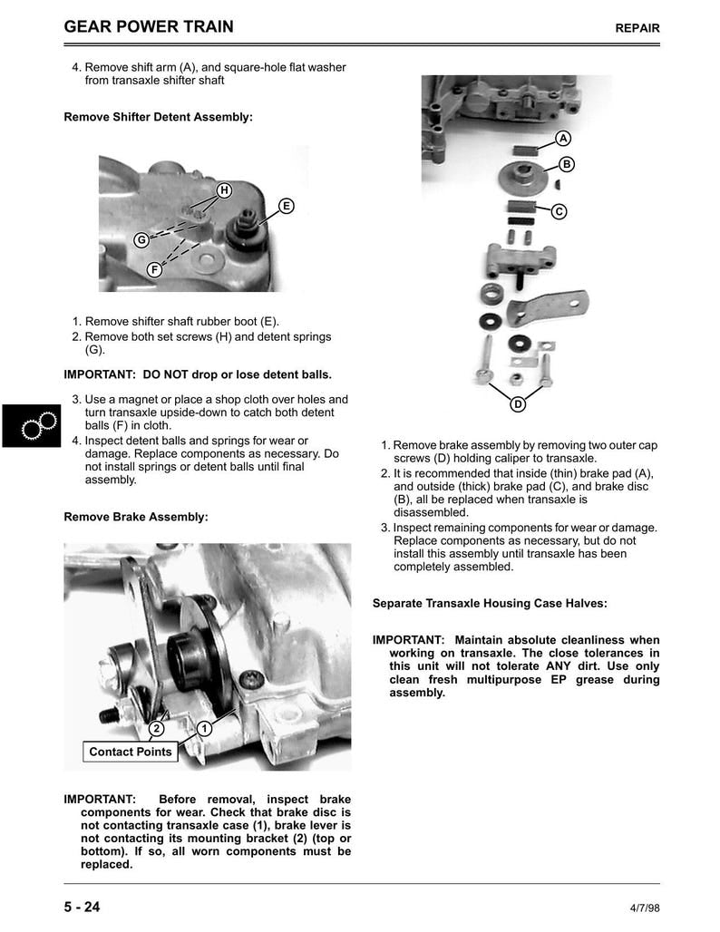 John Deere Sabre Lawn Tractor Service Manual service manual preview page 6