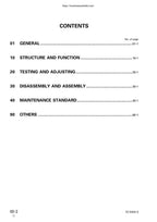 Komatsu D155AX-5 Bulldozer Service Manual service manual preview page 6