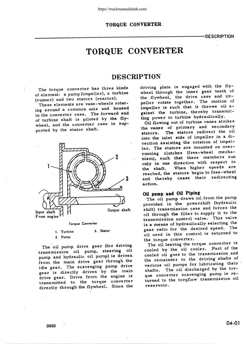 Komatsu D55S-3 Dozer Shovel Service Manual 2008-2012 Shop Repair service manual preview page 9