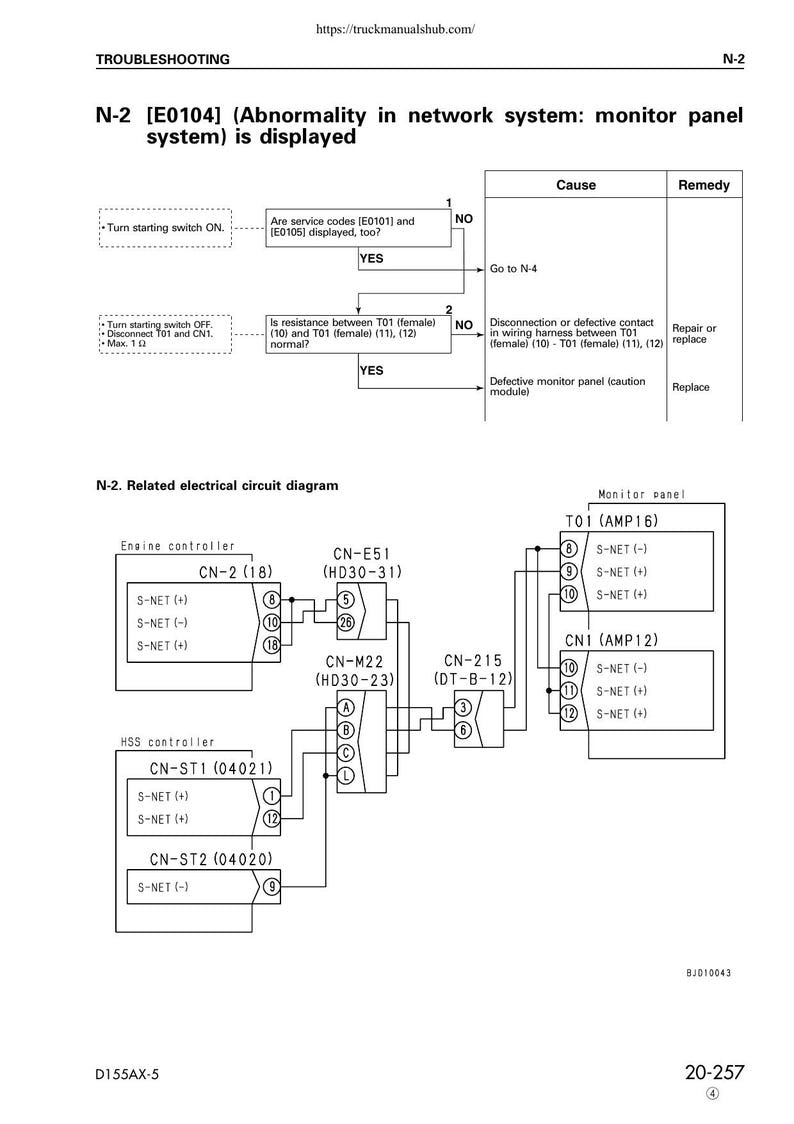 Komatsu D155AX-5 Bulldozer Service Manual service manual preview page 5