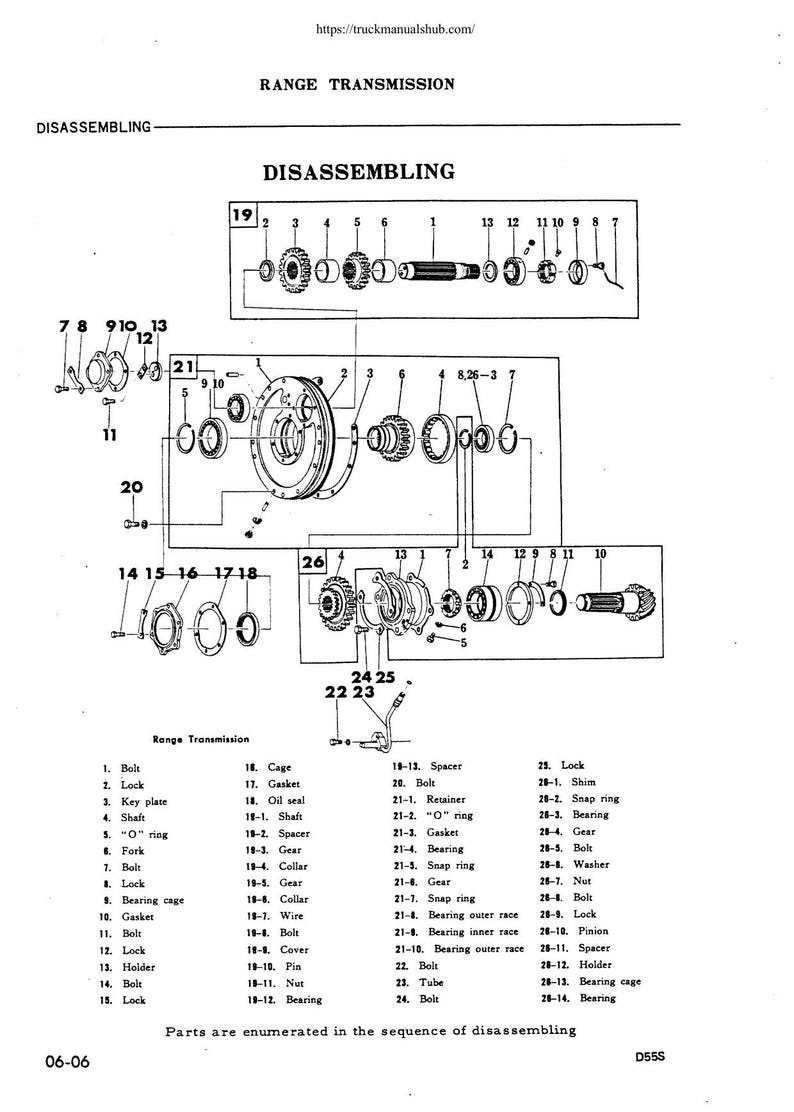Komatsu D55S-3 Dozer Shovel Service Manual 2008-2012 Shop Repair service manual preview page 4