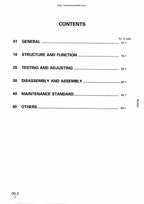 Komatsu PC300 PC350 Excavator Service Manual service manual preview page 11