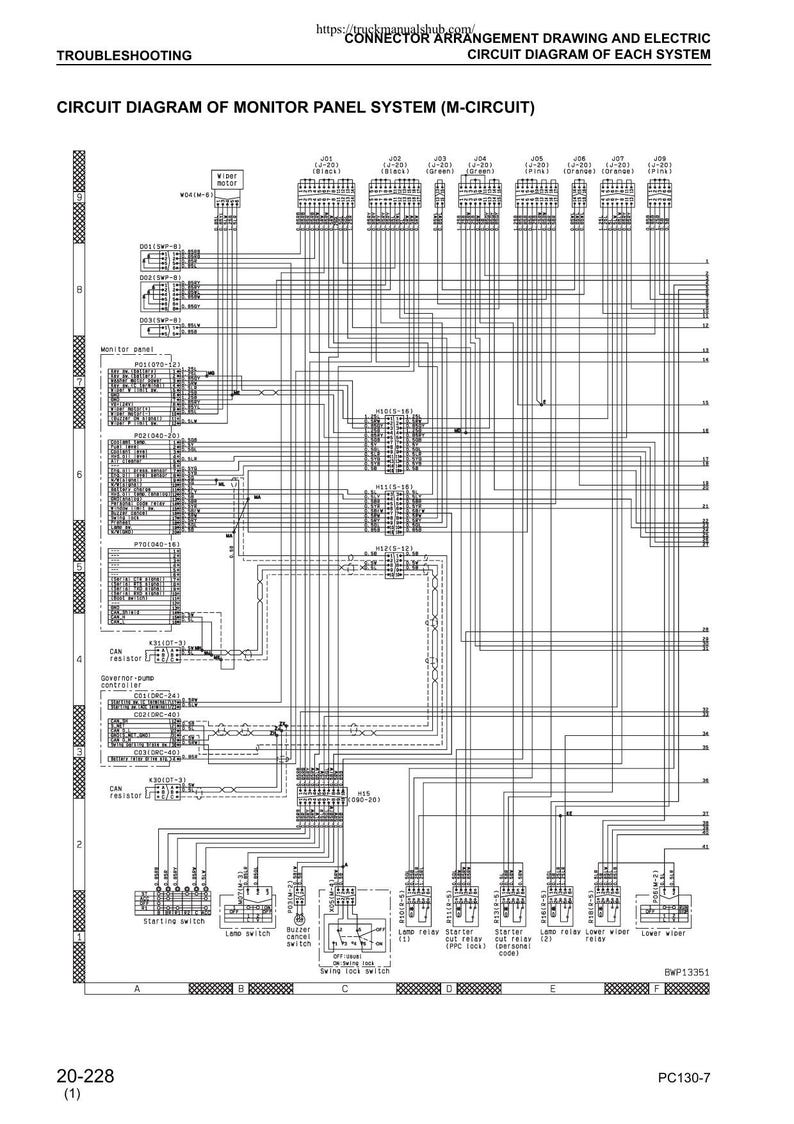 Komatsu PC130-7 Excavator Service Manual service manual preview page 4