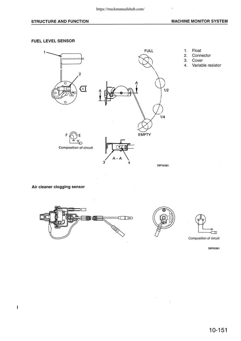 Komatsu PC160 PC180LC PC180NLC-6k Service Manual service manual preview page 3