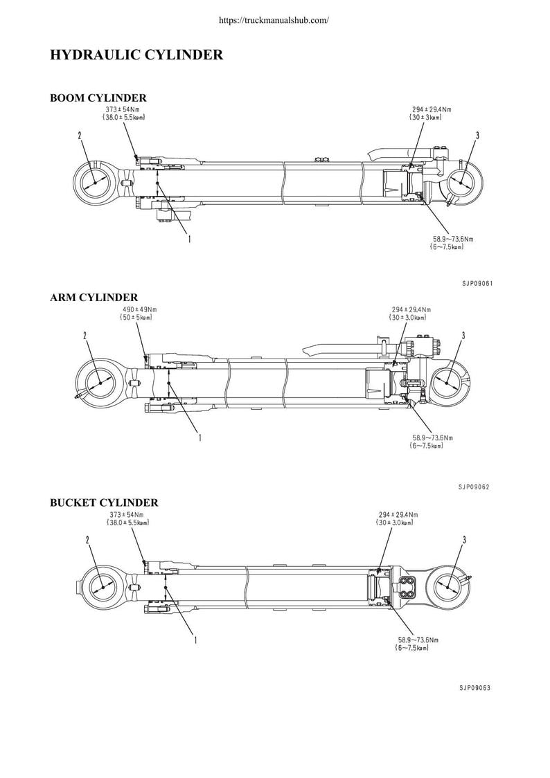 Komatsu PC340LC PC340NLC 7K Excavator Service Manual service manual preview page 3