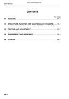 Komatsu WA320-5H Wheel Loader Service Manual service manual preview page 6