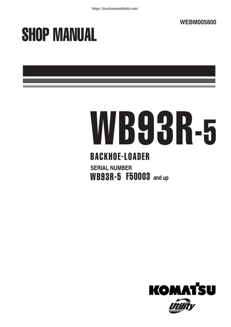Komatsu WB93R-5 Backhoe Loader Service Manual service manual preview page 2