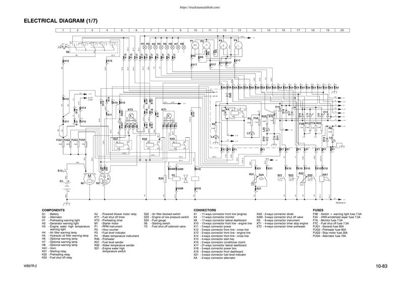 Komatsu WB97R-2 Backhoe Loader Service Manual service manual preview page 6