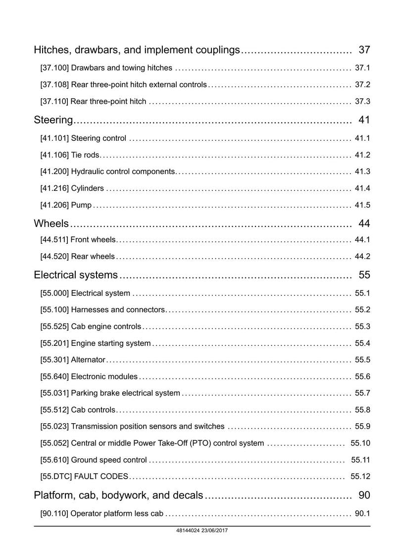 New Holland Workmaster 35 40 Service Manual service manual preview page 8
