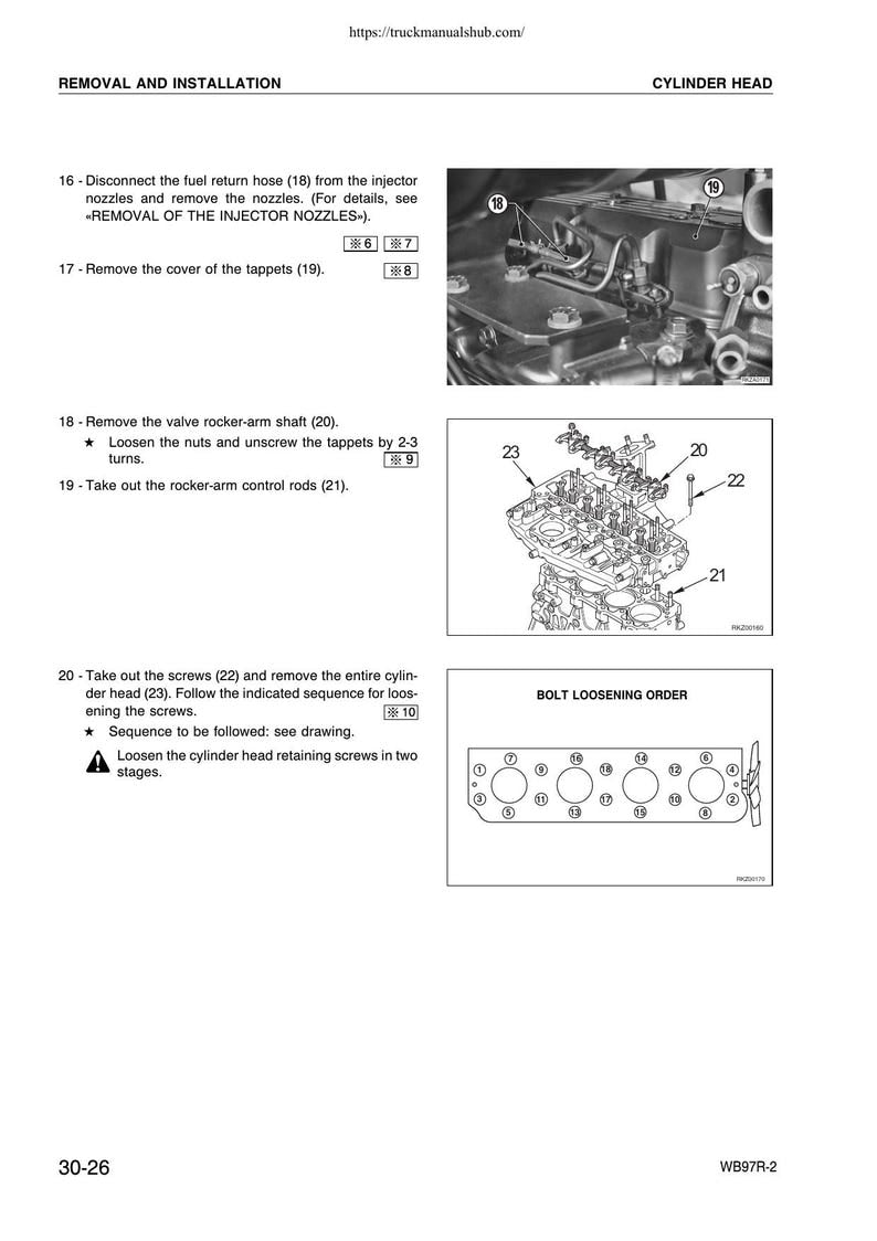 Komatsu WB97R-2 Backhoe Loader Service Manual service manual preview page 4