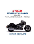 Yamaha XV16AL XV16ALC XV16ATL xv16atlc Service Manual PDF service repair manual cover