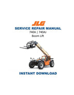 JLG 740A 740AJ Boom Lift Service Manual 2002-2013 Aerial Work Platform PDF Download PDF service repair manual cover