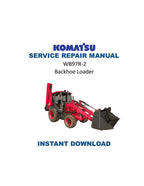 Komatsu WB97R-2 Backhoe Loader Service Manual PDF service repair manual cover