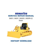Komatsu D65E D65P D65EX d65px-12 Service Manual PDF service repair manual cover
