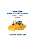 Komatsu D150A-1 D155A-1 Service Manual PDF service repair manual cover