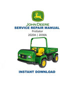 John Deere ProGator 2020A 2030A Service Manual PDF service repair manual cover