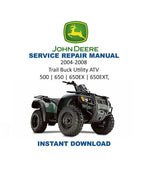 John Deere Trail Buck 500 650 Service Manual PDF service repair manual cover