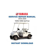 Yamaha YDRA YDRE Golf Car Service Manual 2016-2020 Golf Cart PDF service repair manual cover