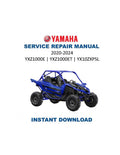 Yamaha YXZ1000R Service Manual PDF service repair manual cover