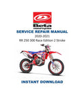 Beta RR 250 300 Race Edition 2 Stroke Service Manual PDF service repair manual cover