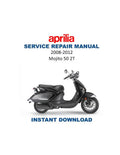 Aprilia Mojito 50 2T Service Manual PDF service repair manual cover