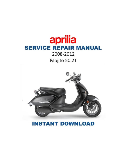 Aprilia Mojito 50 2T Service Manual PDF service repair manual cover