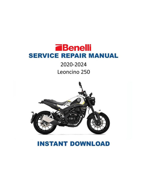 Benelli Leoncino 250 Service Manual PDF service repair manual cover