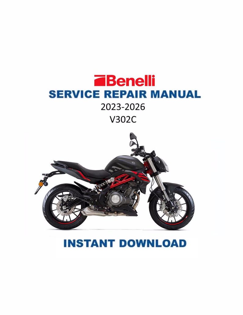 Benelli V302C Service Manual PDF service repair manual cover