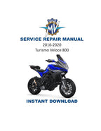 MV Agusta Turismo Veloce 800 Service Manual PDF service repair manual cover