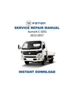 Foton Aumark C 1031 Service Manual 2013-2017 Light Truck Philippines PDF service repair manual cover