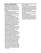 Yamaha YZ125 Service Manual service manual preview page 7