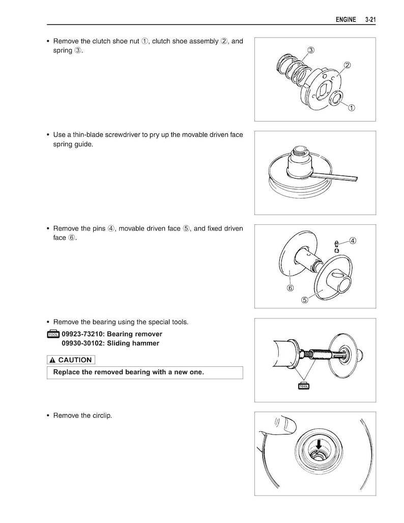 Suzuki UG110 Service Manual service manual preview page 8