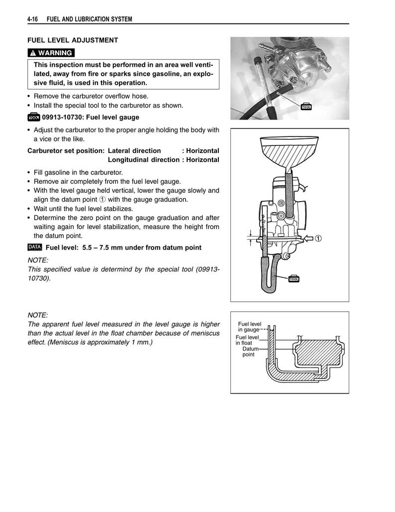 Suzuki UG110 Service Manual service manual preview page 10