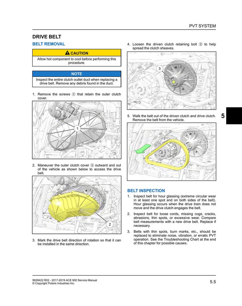 Polaris ACE 900 Service Manual service manual preview page 10